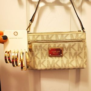 Michael kors purse and ae earrings